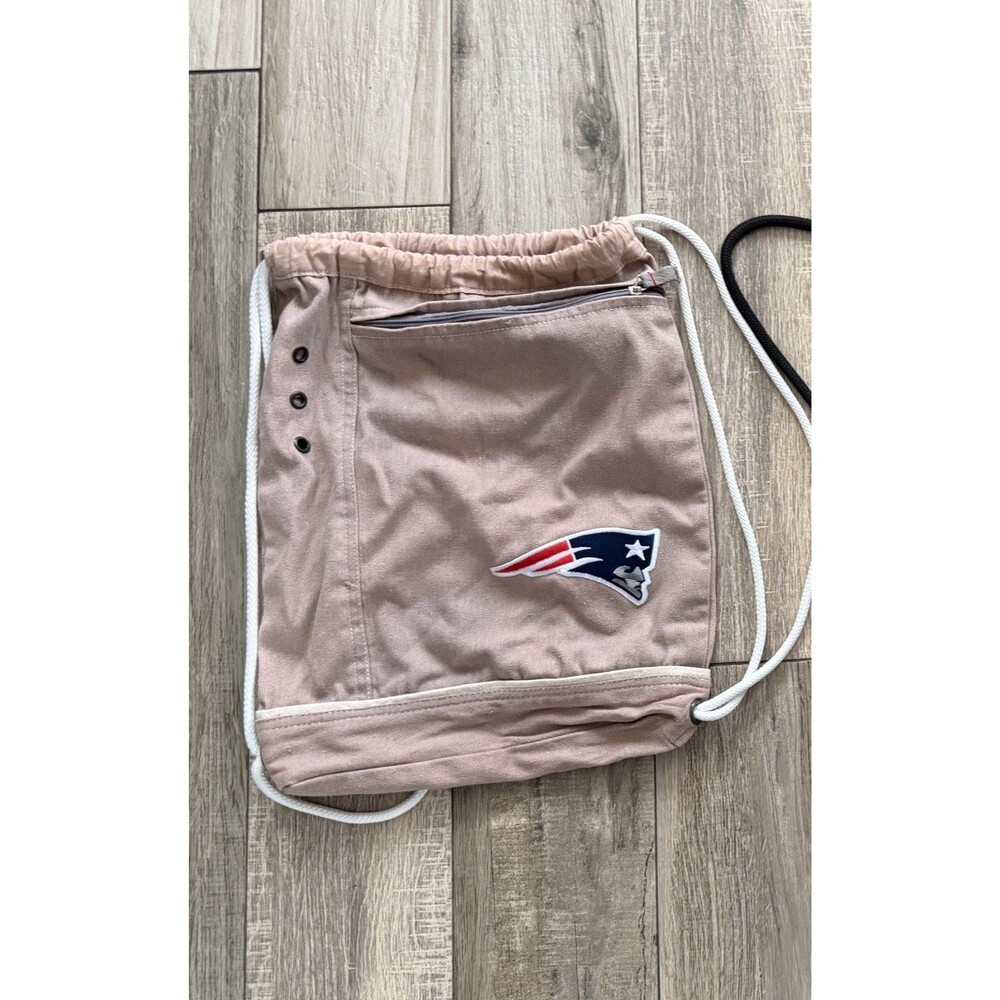Bronco Sport Drawstring Backpack duck pink canvas Gym Hiking Water Beach Bike